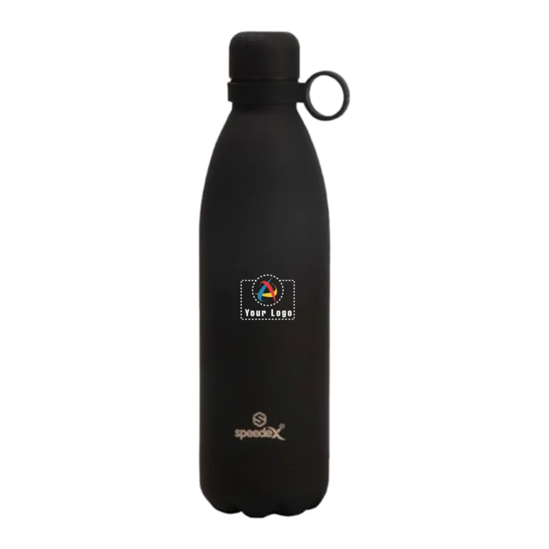Buy Nightingale Double Wall Steel Bottle - Black in bulk for Corporate Gifting | Corporate Gyft