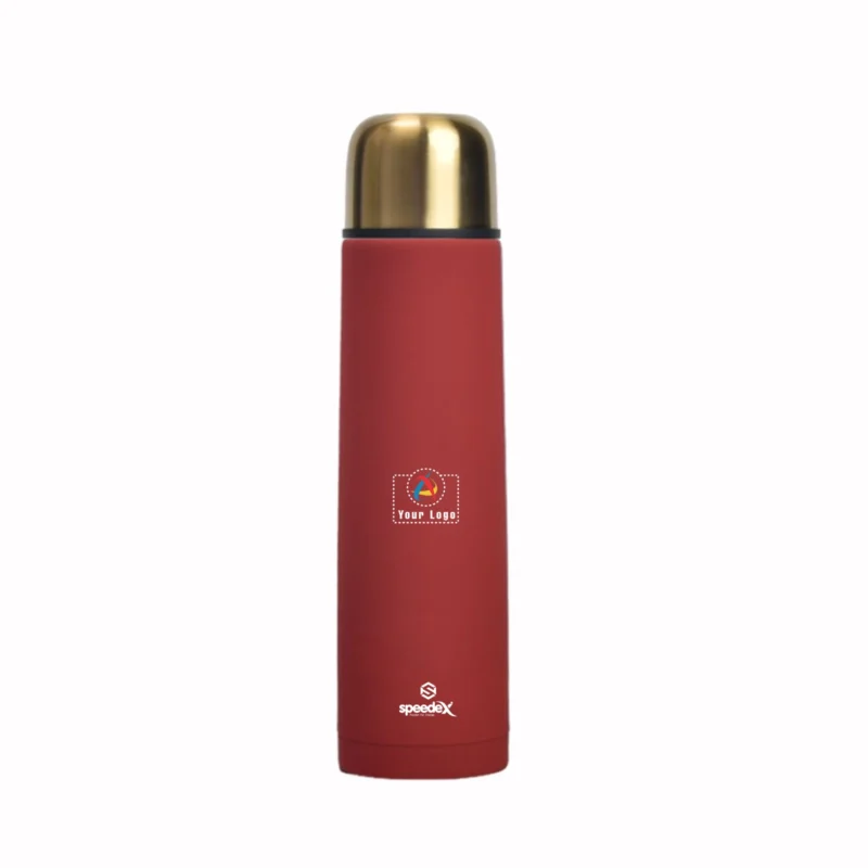 Buy Imperio Gold Thermal Bottle - Red in bulk for Corporate Gifting | Corporate Gyft