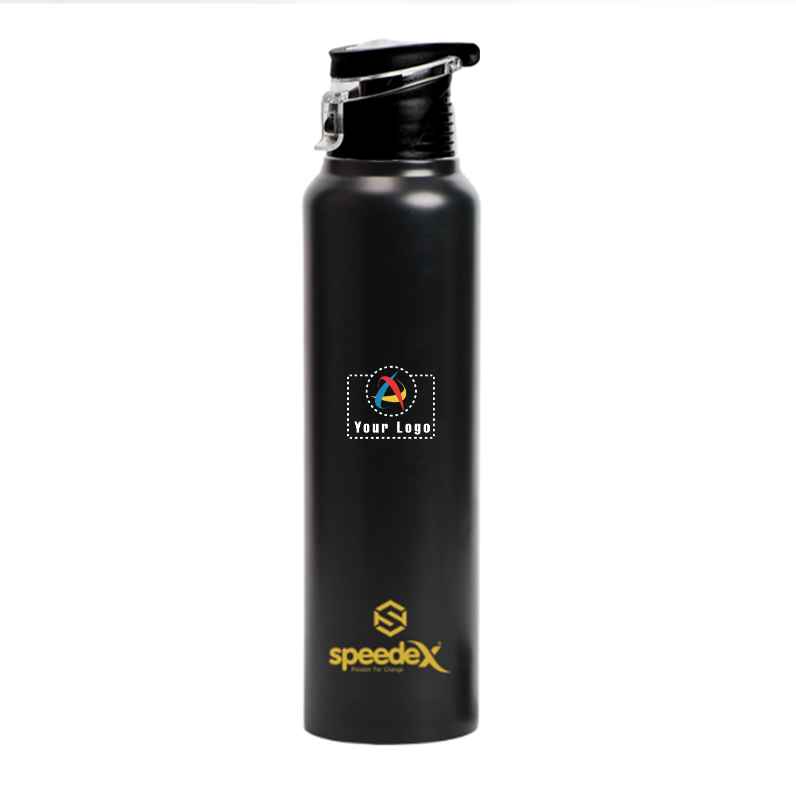 Buy Simplex Stainless Steel Bottle Black in bulk for Corporate Gifting | Corporate Gyft