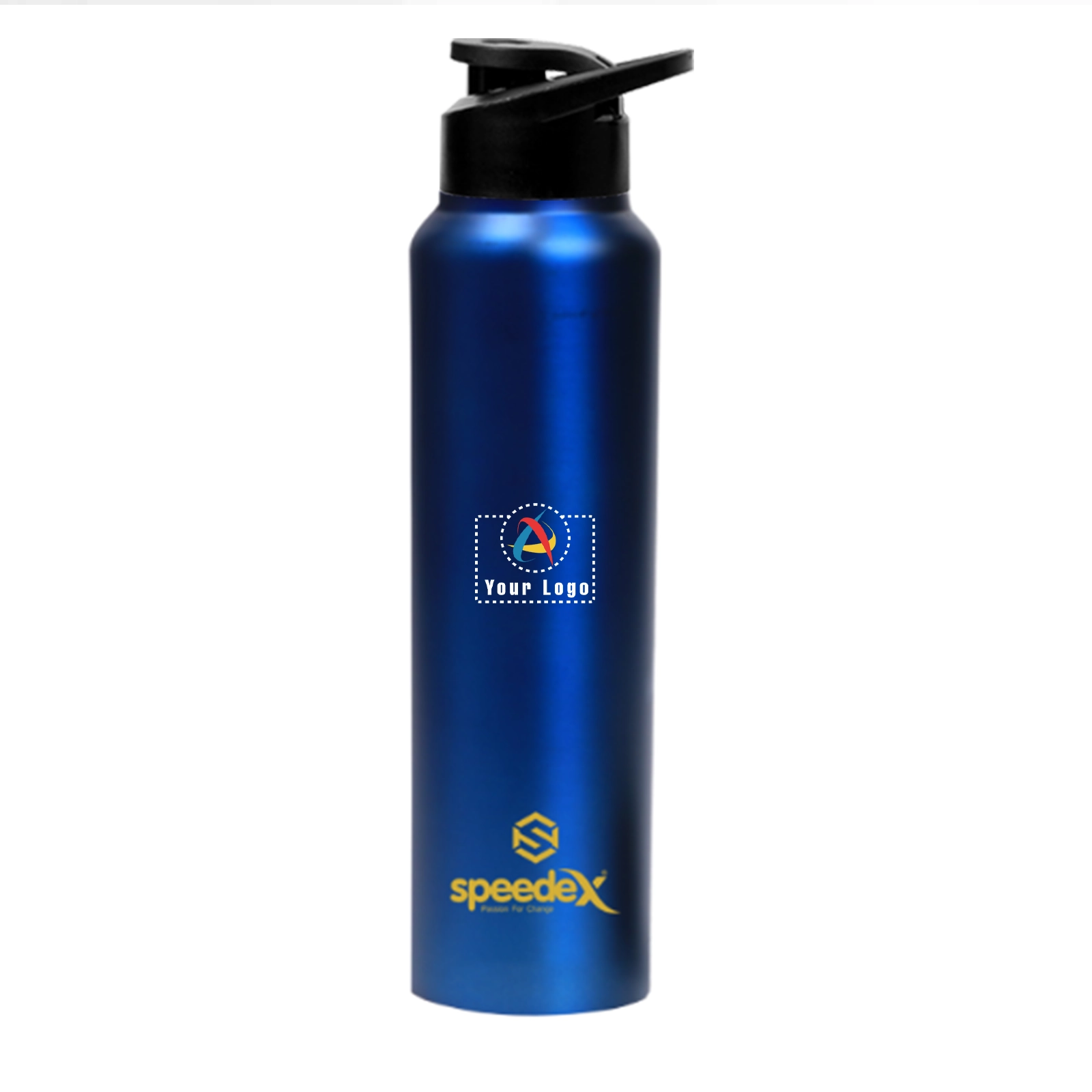 Buy Simplex Stainless Steel Bottle - Dark Blue in bulk for Corporate Gifting | Corporate Gyft