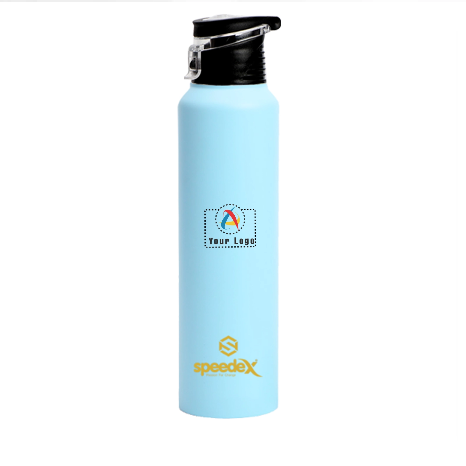 Simplex Stainless Steel Bottle – Pastel Blue Buy Simplex Stainless Steel Bottle – Pastel Blue in bulk for Corporate Gifting | Corporate Gyft