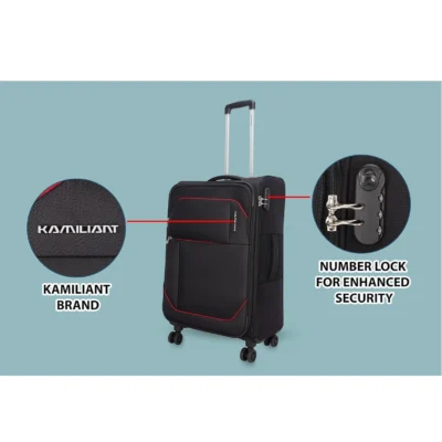 Buy Kamiliant Vector CLX Trolley - Black in bulk for Corporate Gifting | Corporate Gyft