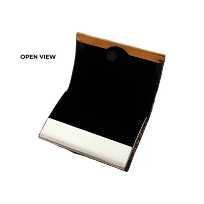 Buy Antique Matti Finish Card Holder with Gold Accent in bulk for Corporate Gifting | Corporate Gyft