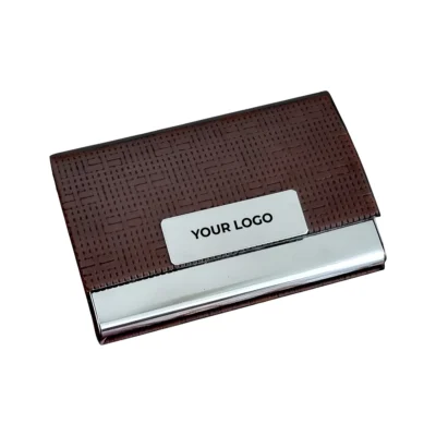 Buy RFID Protected Card Holder with Silver Accent in bulk for Corporate Gifting | Corporate Gyft