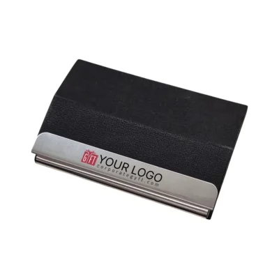 Buy Black Executive Foldable Card Holder in bulk for Corporate Gifting | Corporate Gyft
