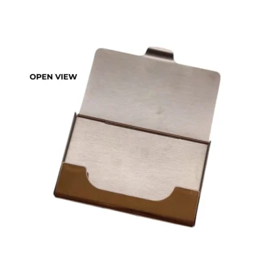 Buy Brass Metal Finish Premium Card Holder in bulk for Corporate Gifting | Corporate Gyft