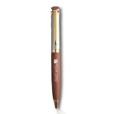 Buy Matte Brown Signature Pen in bulk for Corporate Gifting | Corporate Gyft