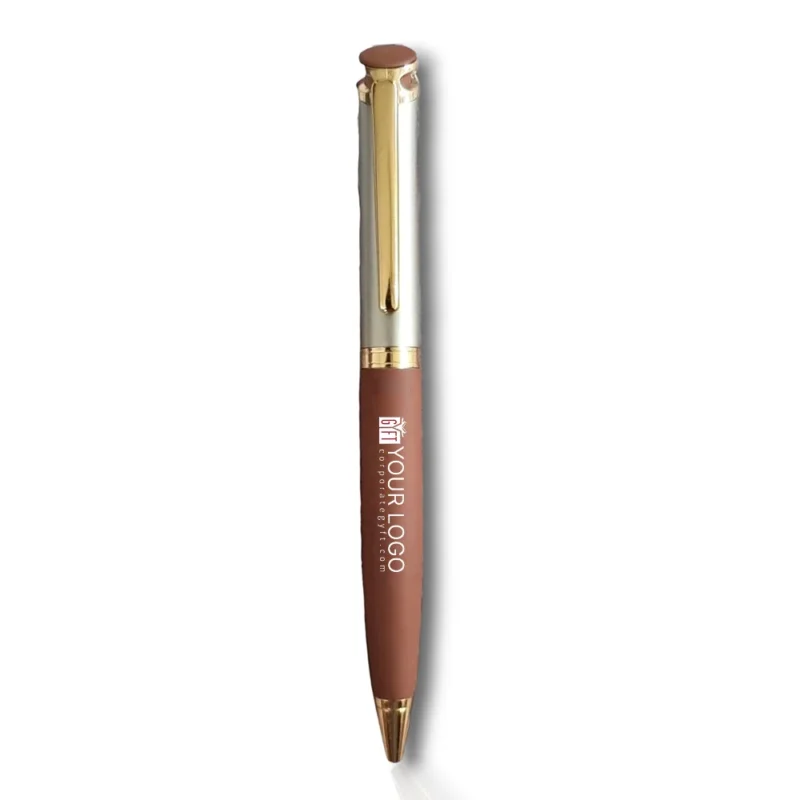 Buy Matte Brown Signature Pen in bulk for Corporate Gifting | Corporate Gyft