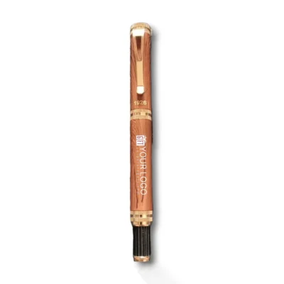 Buy Wooden Barrel Metal Pen in bulk for Corporate Gifting | Corporate Gyft