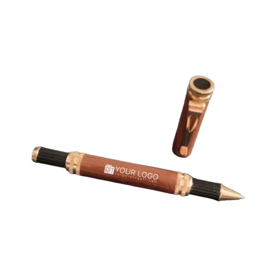Buy Wooden Barrel Metal Pen in bulk for Corporate Gifting | Corporate Gyft
