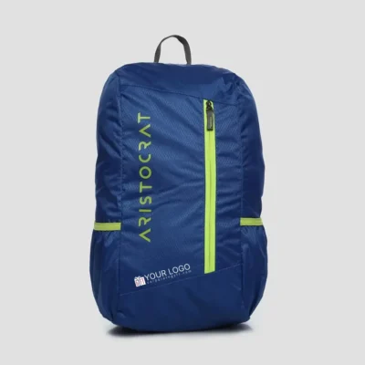 Buy Aristocrat Polyester Backpack - Blue in bulk for Corporate Gifting | Corporate Gyft