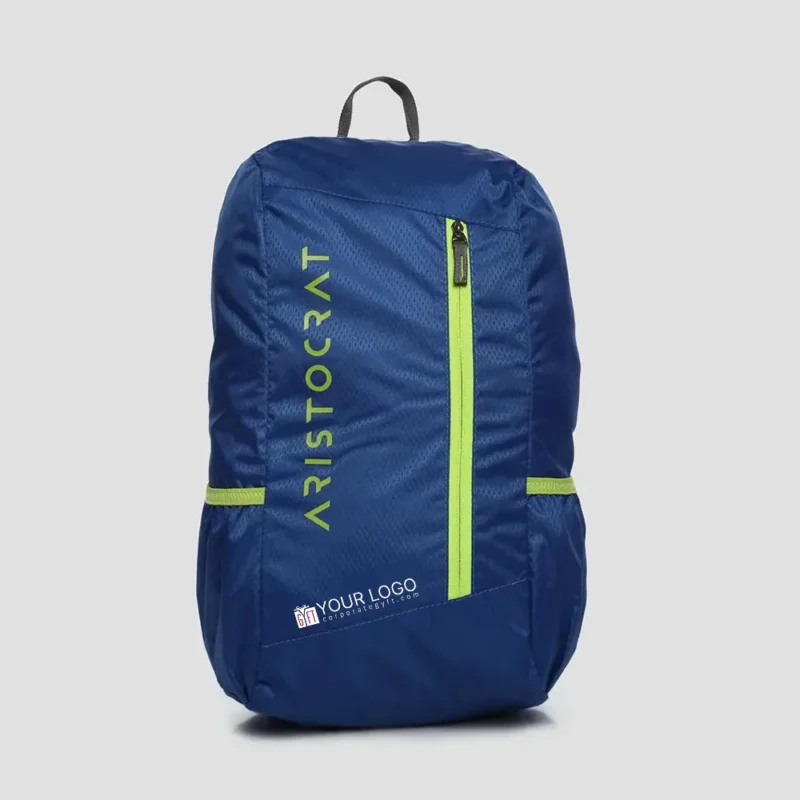 Buy Aristocrat Polyester Backpack - Blue in bulk for Corporate Gifting | Corporate Gyft