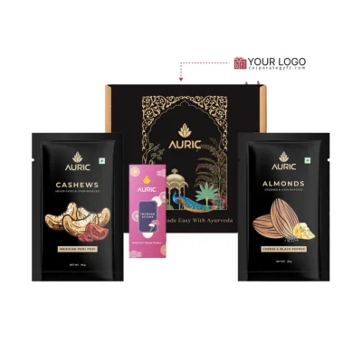 Buy Nutty Serenity Diwali Gift Box in bulk for Corporate Gifting | Corporate Gyft