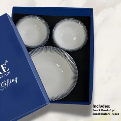 Buy Porcelain Ray Pudding Gift Set in bulk for Corporate Gifting | Corporate Gyft