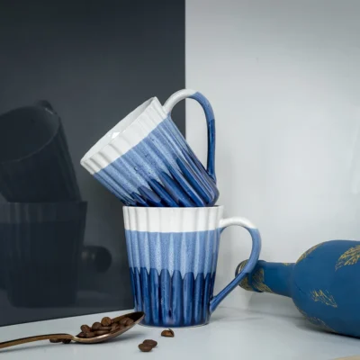 Buy Sky Ripple Mug Gift Set in bulk for Corporate Gifting | Corporate Gyft