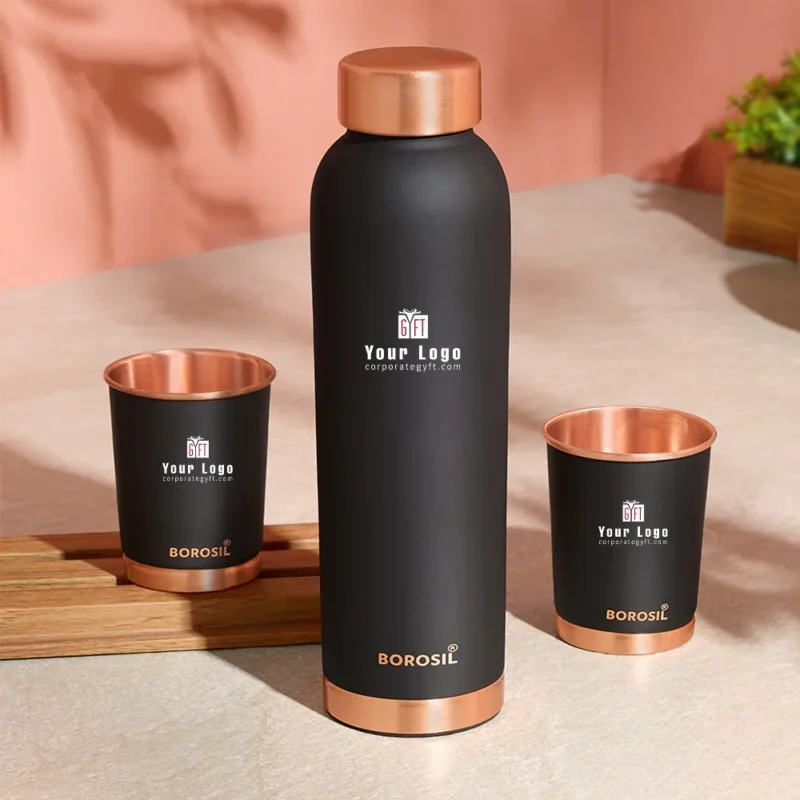 Buy Borosil Copper Hydration Gift Set in bulk for Corporate Gifting | Corporate Gyft