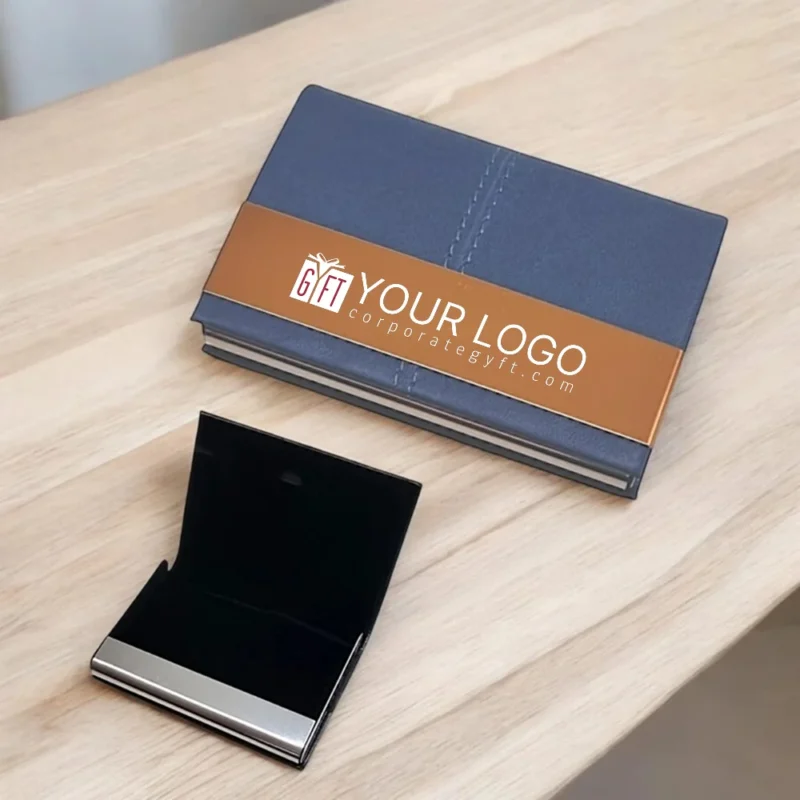 Buy Denim Finish Card Holder in bulk for Corporate Gifting | Corporate Gyft
