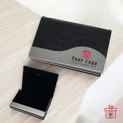 Buy Modern Steel Finish Card Holder in bulk for Corporate Gifting | Corporate Gyft