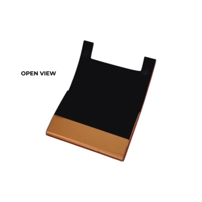 Buy Brown Card Holder with Gold Accent Detailing in bulk for Corporate Gifting | Corporate Gyft