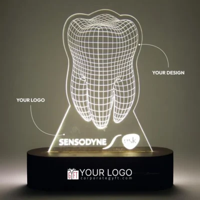 Buy Illuminated Soft-Glow Acrylic Branding Display in bulk for Corporate Gifting | Corporate Gyft