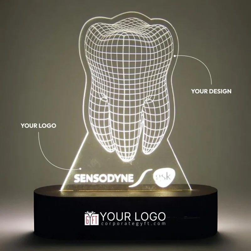 Buy Illuminated Soft-Glow Acrylic Branding Display in bulk for Corporate Gifting | Corporate Gyft