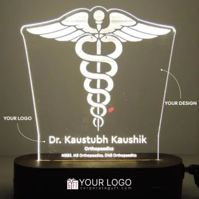 Buy Illuminated Soft-Glow Acrylic Branding Display in bulk for Corporate Gifting | Corporate Gyft