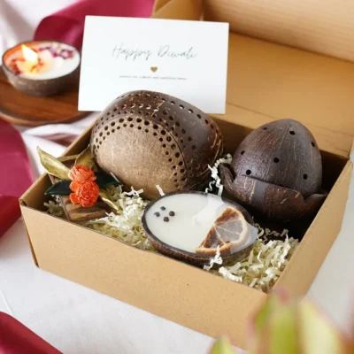Buy Eco-friendly Coconutty Diwali Gift Set in bulk for Corporate Gifting | Corporate Gyft