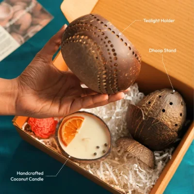 Buy Eco-friendly Coconutty Diwali Gift Set in bulk for Corporate Gifting | Corporate Gyft
