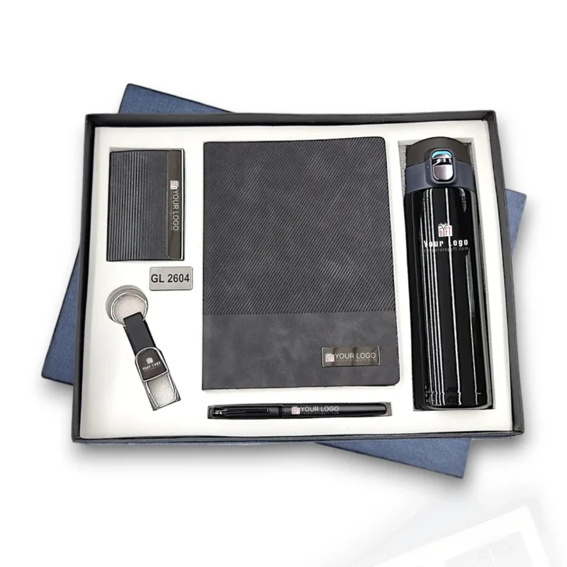 Buy Midnight Black 5-in-1 Welcome Kit in bulk for Corporate Gifting | Corporate Gyft
