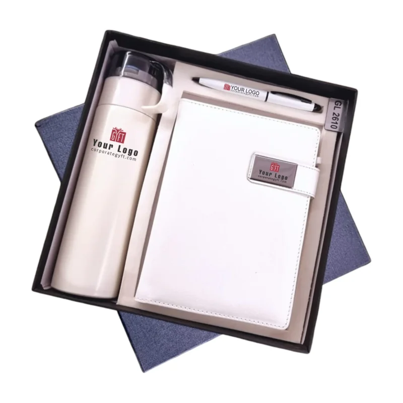 Buy 3-in-1 White Essentials Kit in bulk for Corporate Gifting | Corporate Gyft