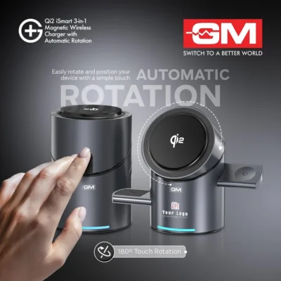 Buy 3-in-1 Magnetic Charging Station in bulk for Corporate Gifting | Corporate Gyft