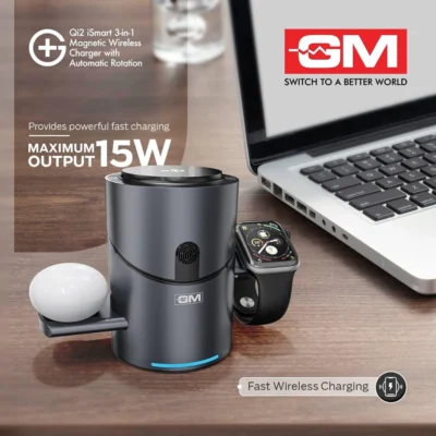 Buy 3-in-1 Magnetic Charging Station in bulk for Corporate Gifting | Corporate Gyft