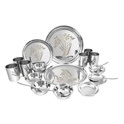 Buy 42-Piece Premium Stainless Steel Meal Set in bulk for Corporate Gifting | Corporate Gyft