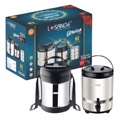 Buy Stainless Steel Lunch Gift Set - 2 Pieces in bulk for Corporate Gifting | Corporate Gyft