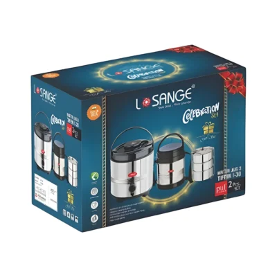 Buy Stainless Steel Lunch Gift Set - 2 Pieces in bulk for Corporate Gifting | Corporate Gyft