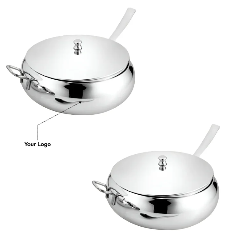 Buy Heavy-Duty Stainless Steel Bowl Duo in bulk for Corporate Gifting | Corporate Gyft