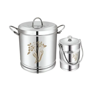 Buy Grain Storage Container with Handle – 2 Pieces in bulk for Corporate Gifting | Corporate Gyft