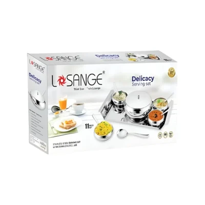 Buy SmartServe Stainless Steel Set – 11 Pieces in bulk for Corporate Gifting | Corporate Gyft