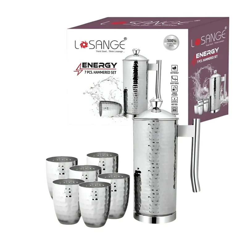 Buy Stainless Steel Drinkware Set - 7 Pieces in bulk for Corporate Gifting | Corporate Gyft