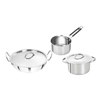 Buy 5-Piece Stainless Steel Cookware Gift Set in bulk for Corporate Gifting | Corporate Gyft