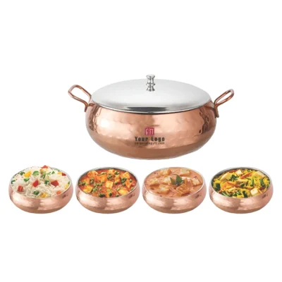 Buy 5-Piece Copper-Finish Cook and Serve Set in bulk for Corporate Gifting | Corporate Gyft