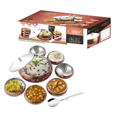 Buy Elegant 9-Piece Steel Serving Set in bulk for Corporate Gifting | Corporate Gyft