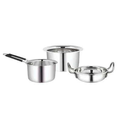 Buy Duravault Plain Kitchenware Set – 3 Pieces in bulk for Corporate Gifting | Corporate Gyft