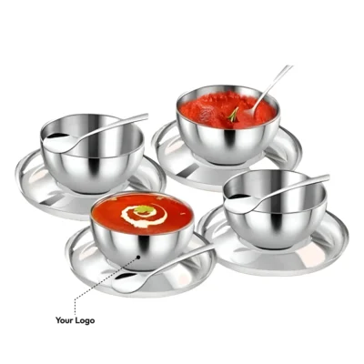 Buy ThermoSteel Soup Bowl Collection in bulk for Corporate Gifting | Corporate Gyft