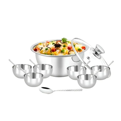 Buy 15-Piece Premium Steel Dining Gift Set in bulk for Corporate Gifting | Corporate Gyft