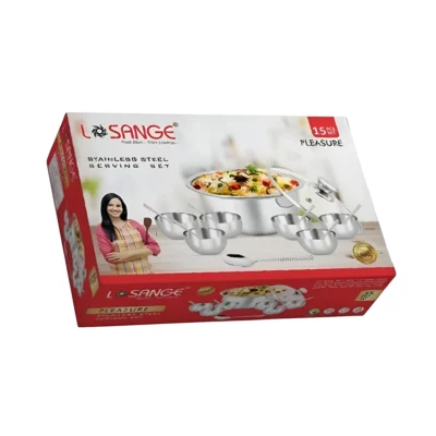 Buy 15-Piece Premium Steel Dining Gift Set in bulk for Corporate Gifting | Corporate Gyft