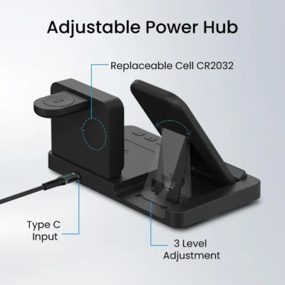 Buy Portronics 3-in-1 Charging Clock in bulk for Corporate Gifting | Corporate Gyft