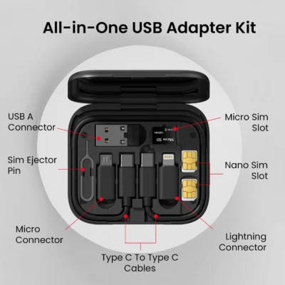 Buy Portronics All-in-One USB Adapter Kit in bulk for Corporate Gifting | Corporate Gyft