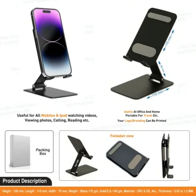 Buy Full Fold Mobile and Tablet Stand in bulk for Corporate Gifting | Corporate Gyft