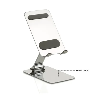 Buy 180 Degree Foldable Mobile Stand - Silver in bulk for Corporate Gifting | Corporate Gyft